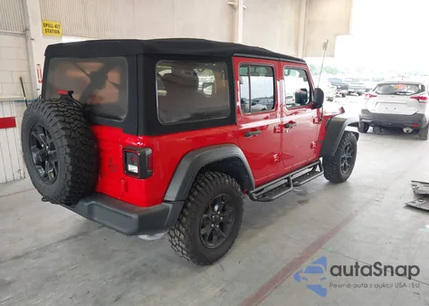 2022 Jeep Wrangler Unlimited Willys Sport 4X4 from USA, damaged, VIN 1C4HJXDG6NW175129